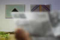 Objects in the distance appear clearly