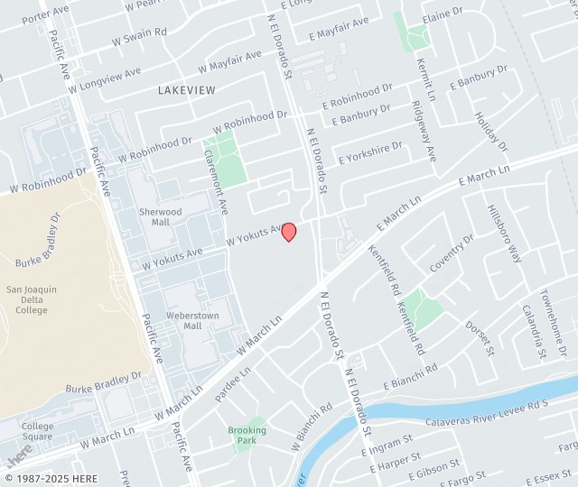 Location Map: 36 West Yokuts Avenue, Suite 1 Stockton, California 95207