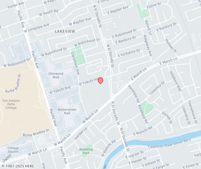 Location Map: 36 West Yokuts Avenue, Suite 3 Stockton, California 95207