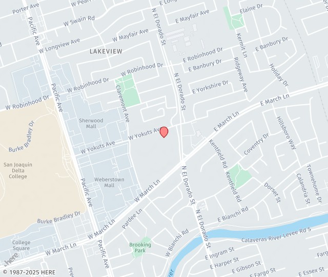 Location Map: 36 West Yokuts Avenue, Suite 1 Stockton, California 95207